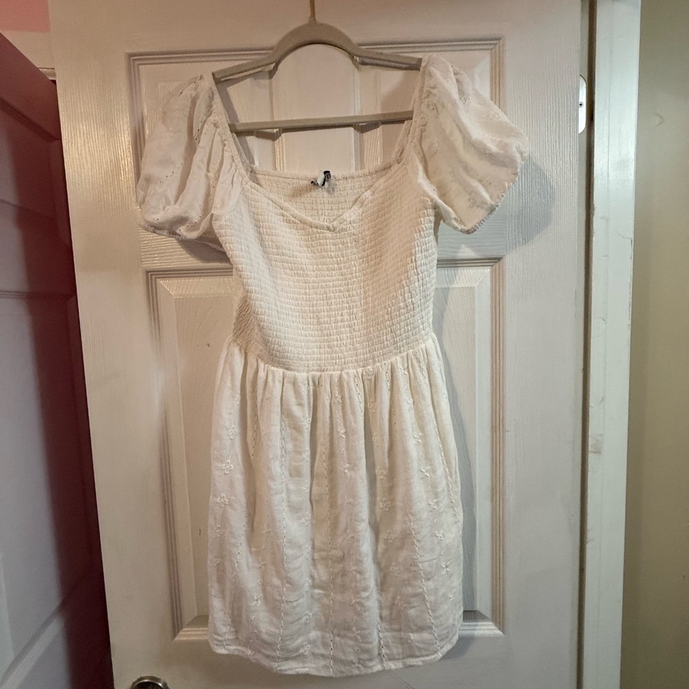 American Eagle Outfitters White Mini Dress